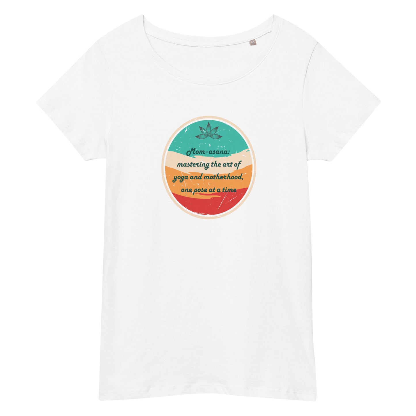 Mom-asana Organic T-shirt - Retro