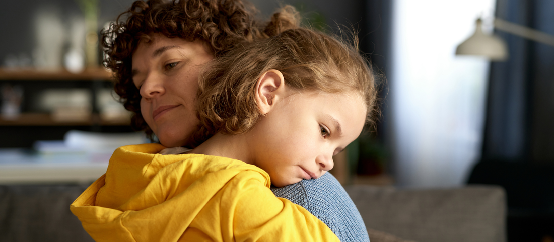 A parent comforting an anxious child — practical strategies from a certified Brain & Emotional Health Specialist