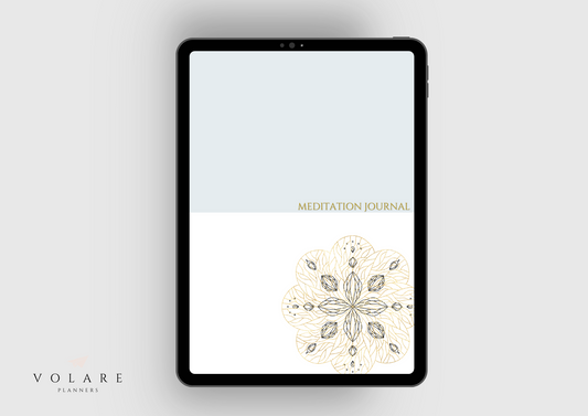 Meditation Planner by Volare Planners - Digital and Printable - Mandala