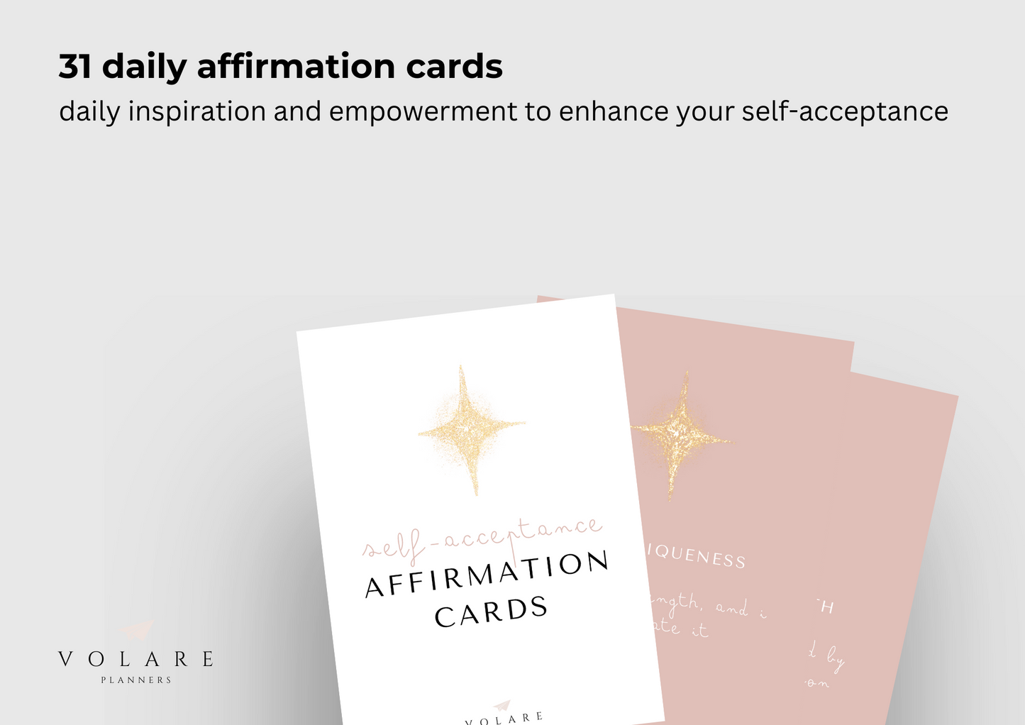 Affirmation Cards for Self-Acceptance