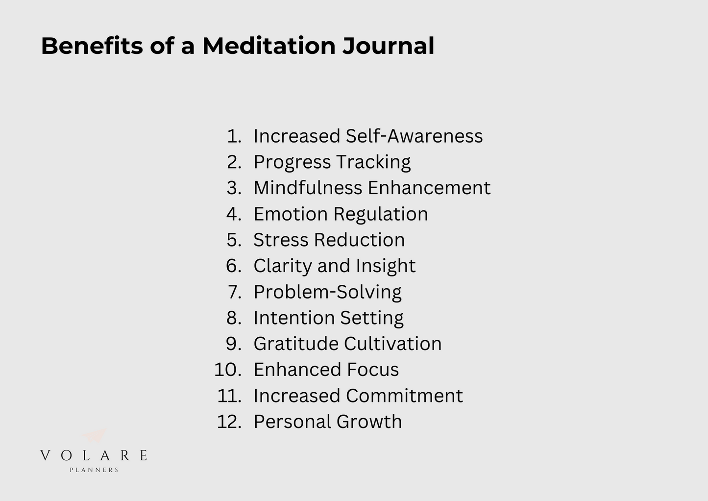 Meditation Planner by Volare Planners - Digital and Printable - Peace