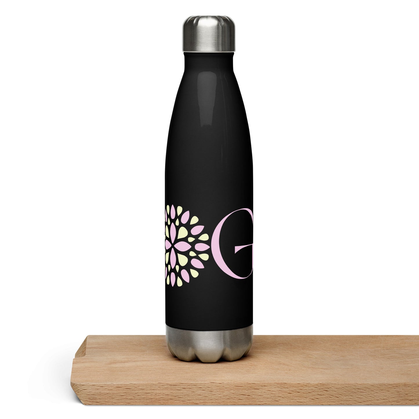 YOGA Stainless Steel Water Bottle - Pink