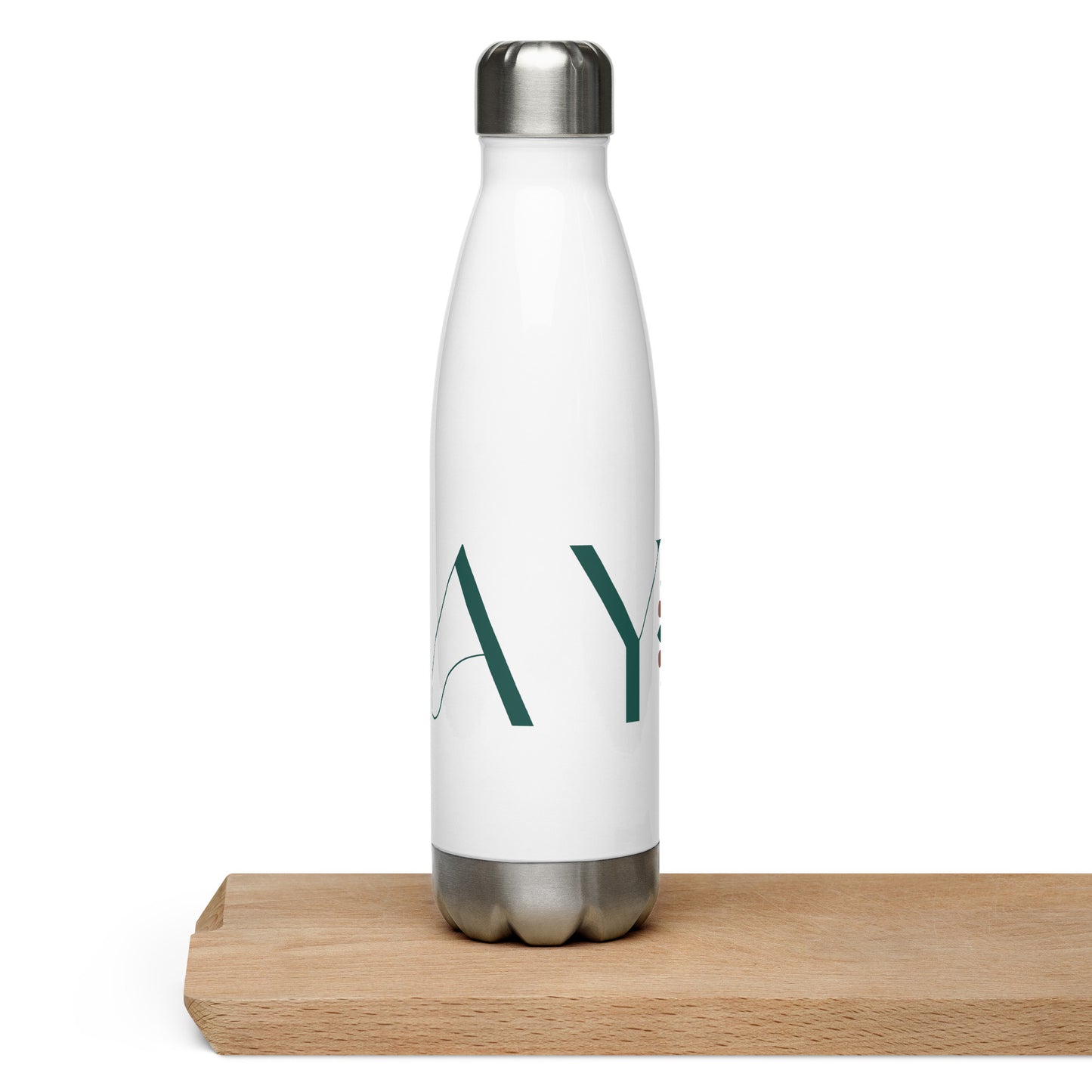 YOGA Stainless Steel Water Bottle - Green