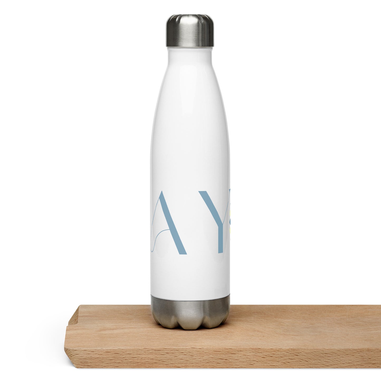 YOGA Stainless Steel Water Bottle - Blue