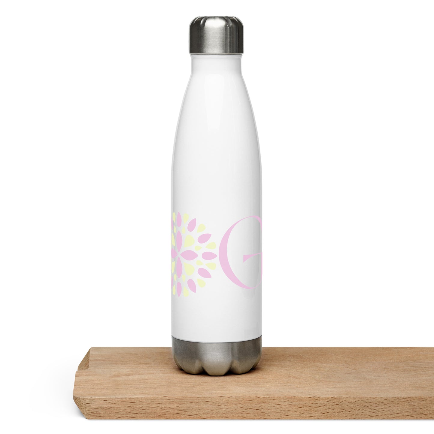 YOGA Stainless Steel Water Bottle - Pink
