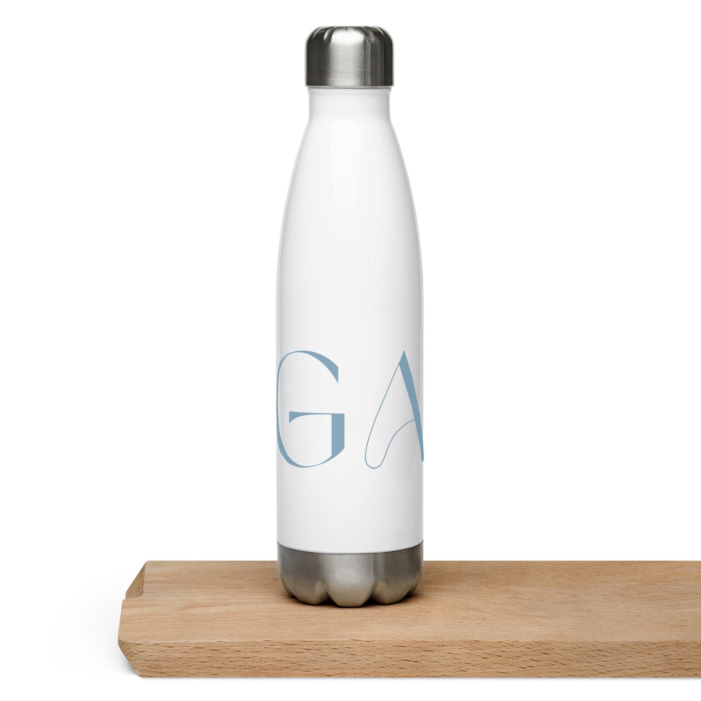 YOGA Stainless Steel Water Bottle - Blue