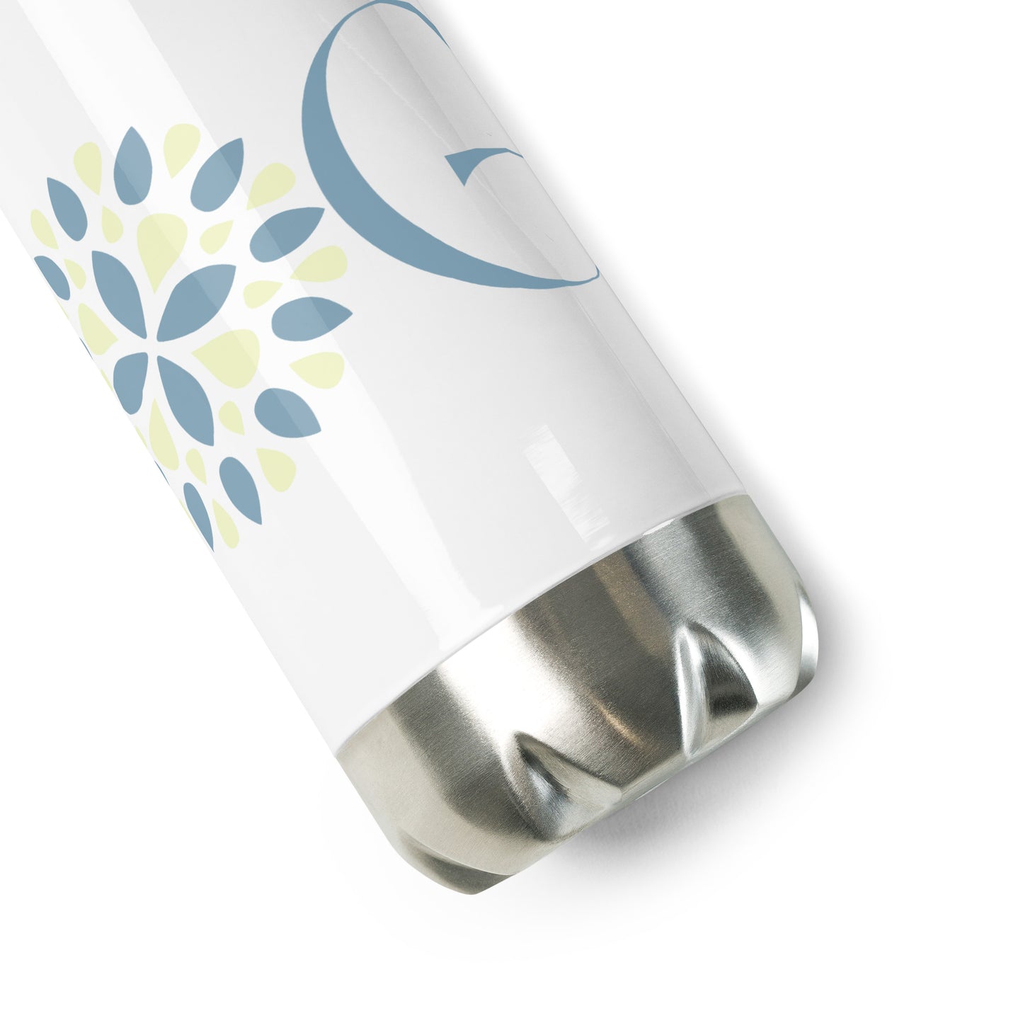 YOGA Stainless Steel Water Bottle - Blue