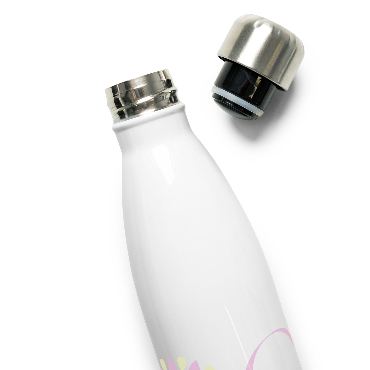 YOGA Stainless Steel Water Bottle - Pink