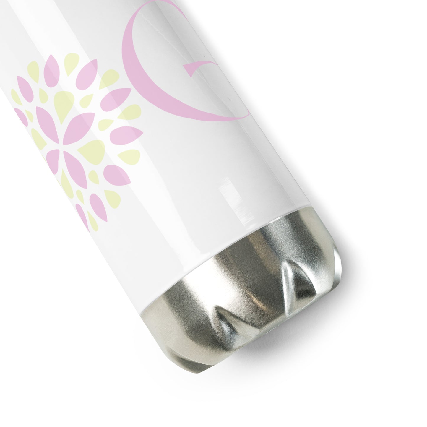 YOGA Stainless Steel Water Bottle - Pink