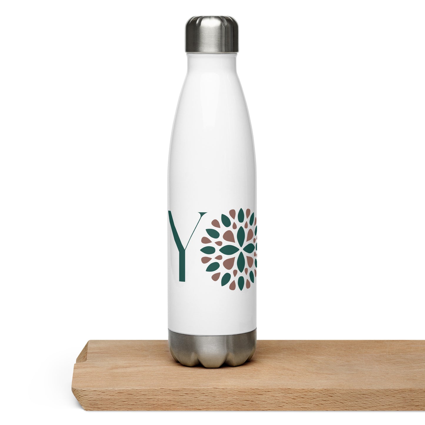 YOGA Stainless Steel Water Bottle - Green