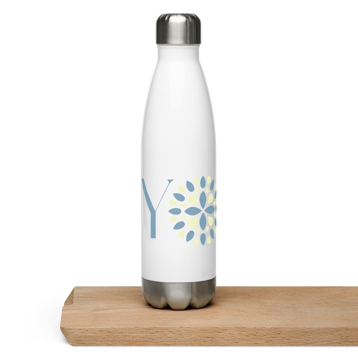 YOGA Stainless Steel Water Bottle - Blue