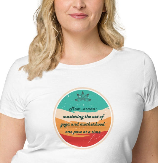 Mom-asana Organic T-shirt - Retro